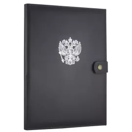 Папка в кожаном переплете со сменным блокнотом А4